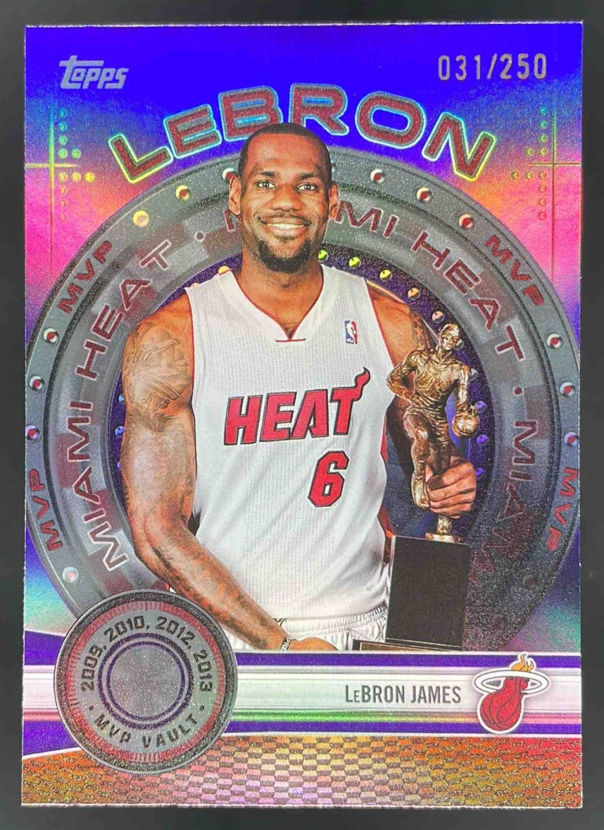 lebron james mvp card