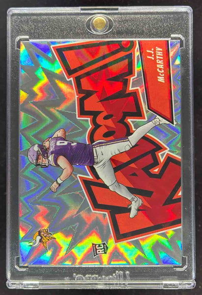 2024 Panini Absolute Kaboom Horizontal #13 J.J. McCarthy RC SSP