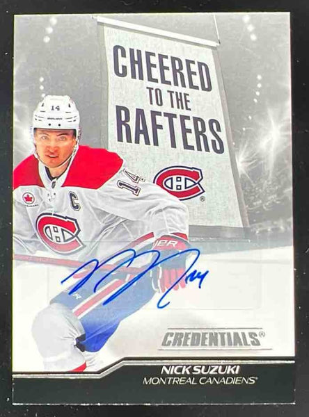 2024-25 Upper Deck Credentials Cheered to the Rafters Auto Nick