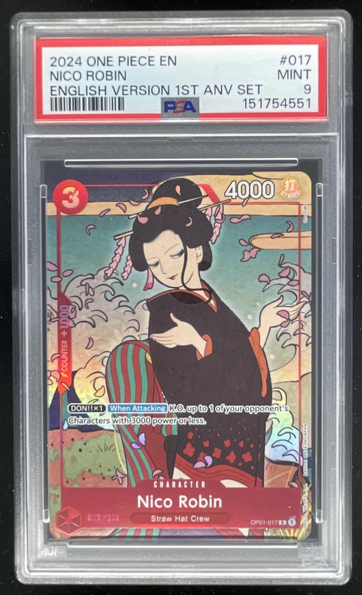 2024 One Piece EN English Version 1st Anniversary Set #017 Nico Robin –  Burbank Cards