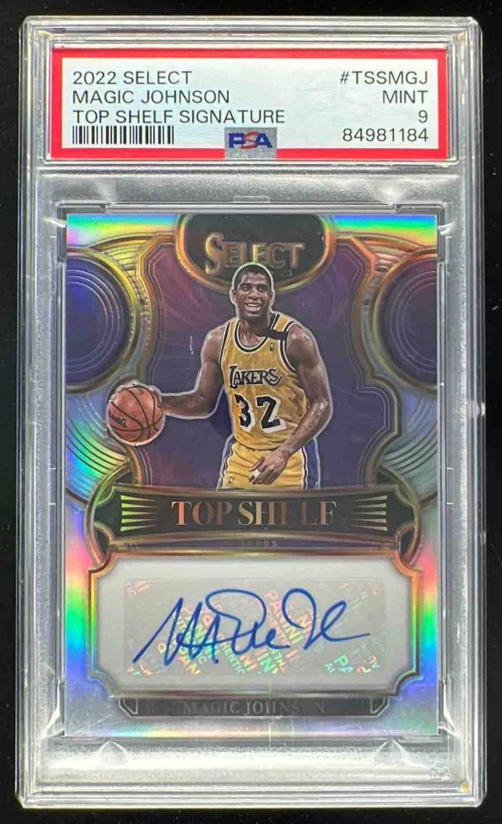 2022-23 Select Top Shelf Signatures #TSS-MGJ Magic Johnson