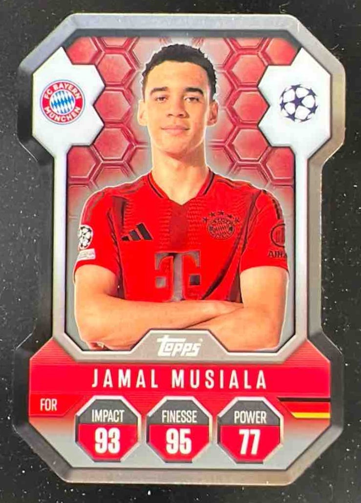 topps Musiala ムシアラ　ジャージカード　01/10 Topps UEFA Champions League #SH10 Jamal Musiala – Burbank Cards