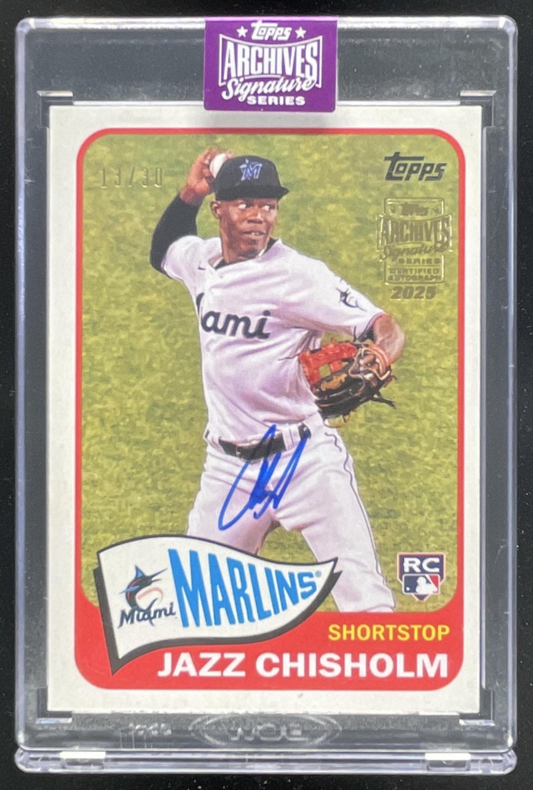 トランプ JAZZ Bu 2025 Topps Archives Signature Series Autograph Jazz Chisholm Auto