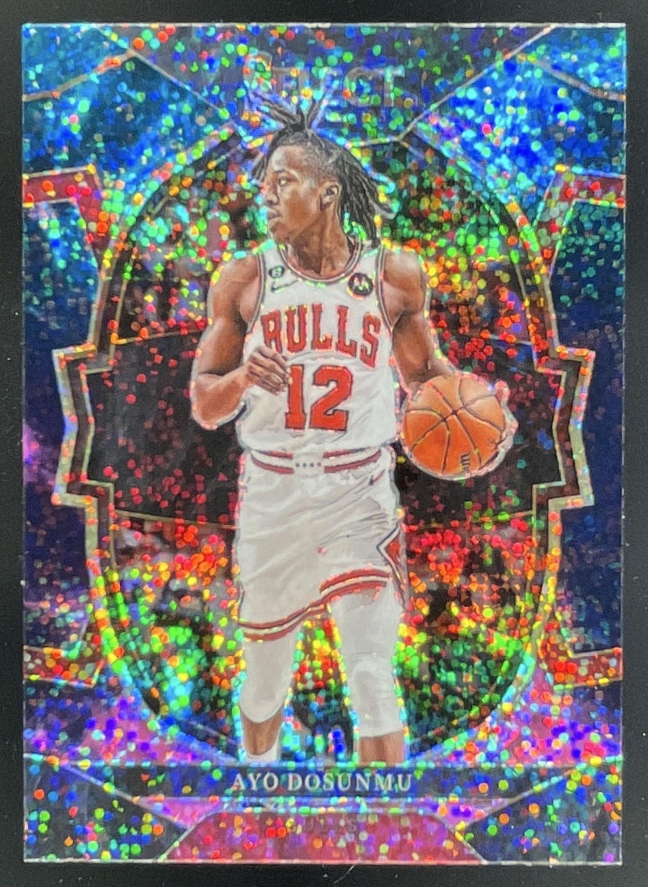 2022-23 Panini Select Cosmic Prizm SSP #21 Ayo Dosunmu Concourse