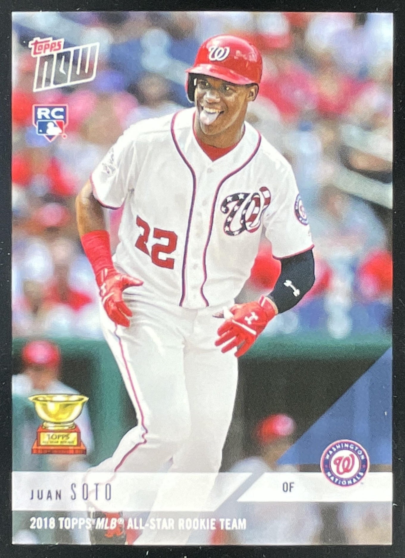 2018 Topps Now Rookie Cup #RC5 Juan Soto RC – Burbank Cards