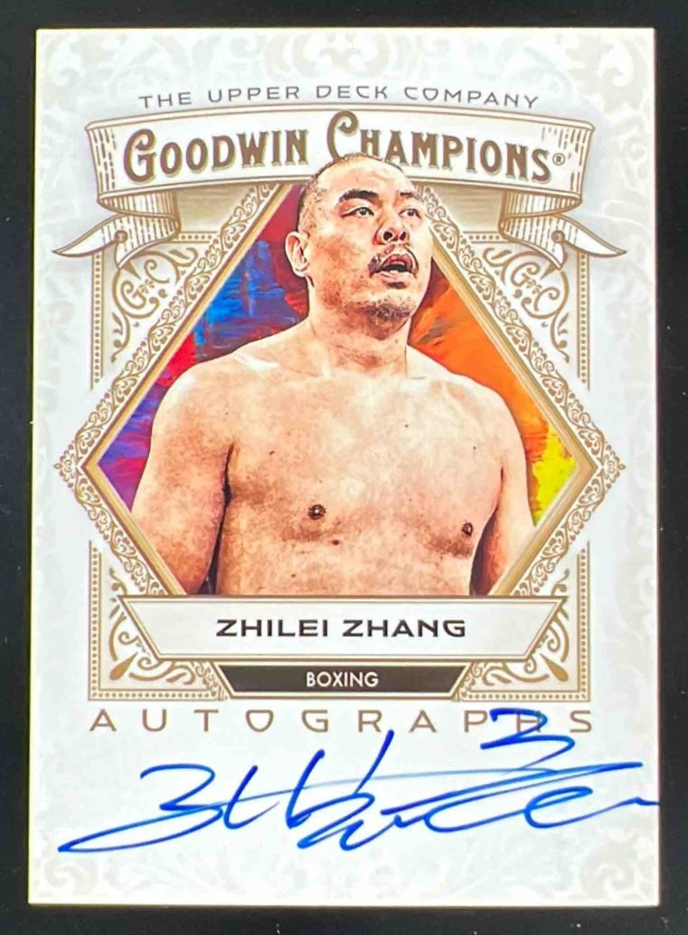 2025 Upper Deck Goodwin Champions Autographs #A-ZZ Zhilei Zhang
