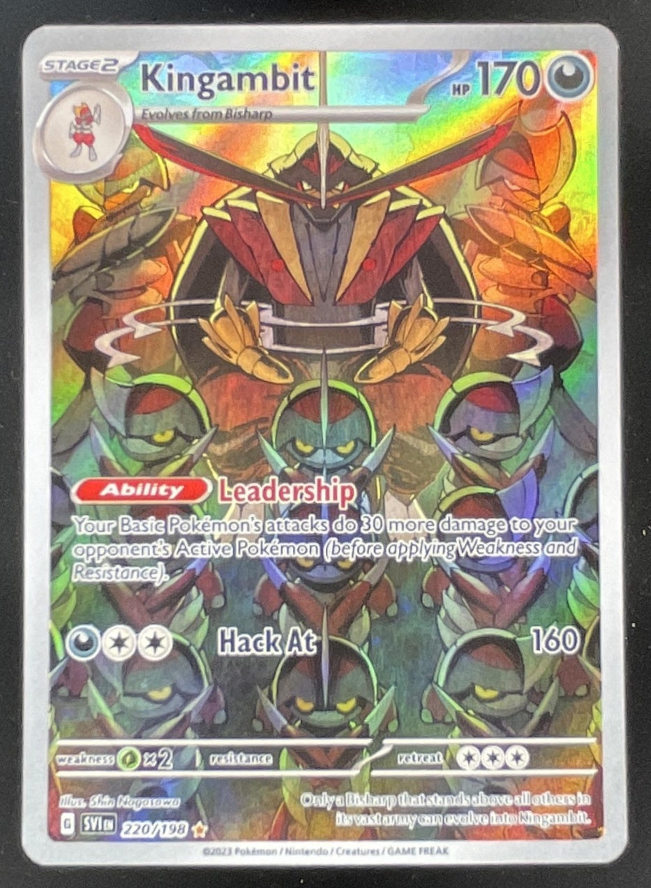 2023 Pokemon Scarlet & Violet #220/198 Kingambit Illustration Rare