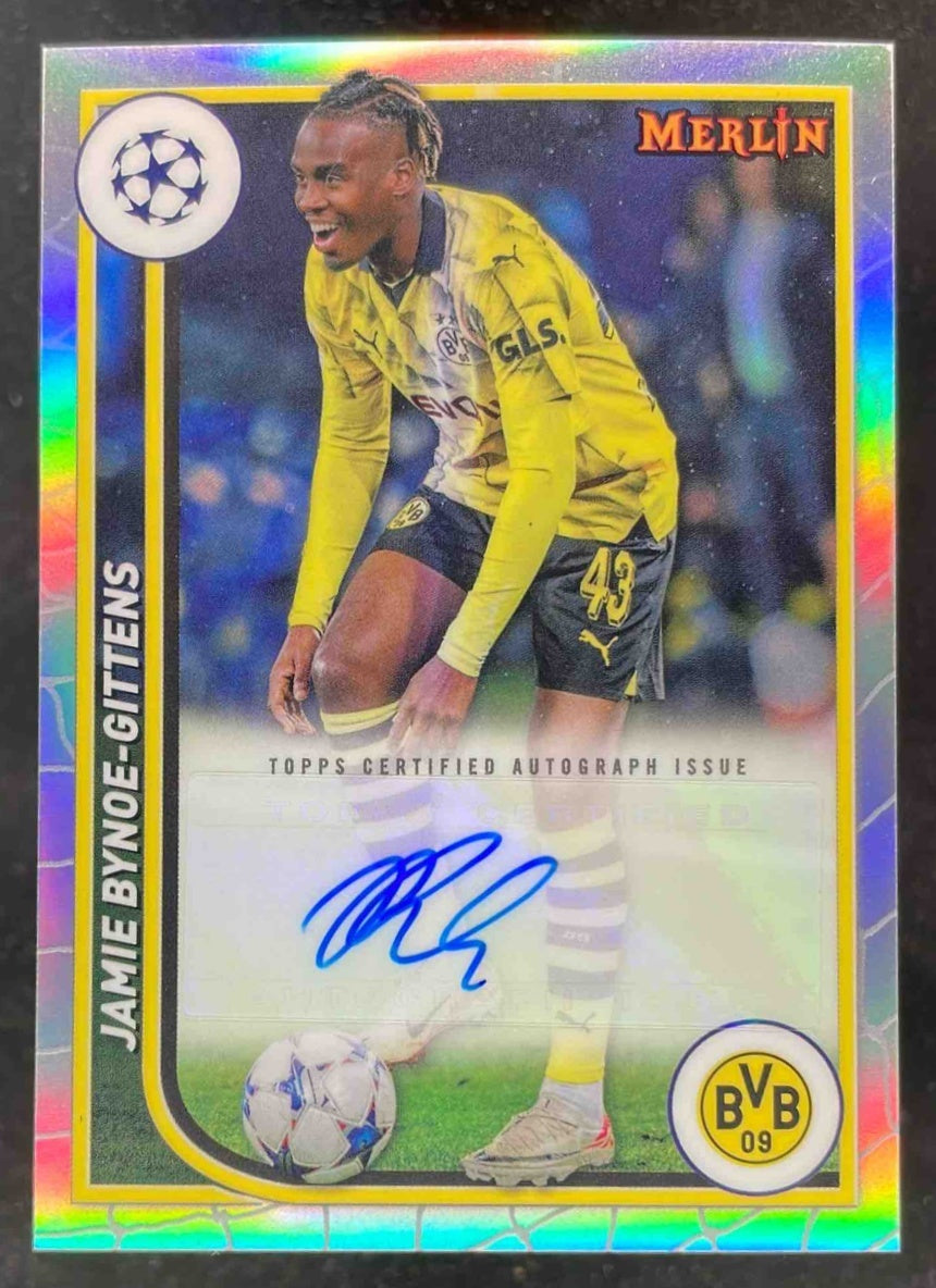 2023-24 Topps Chrome Merlin Autographs #AU-BG Jamie Bynoe-Gittens