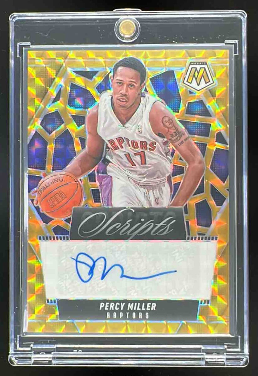 2024-25 Panini Mosaic Scripts Gold #MS-PMT Percy Miller Auto /10 ...