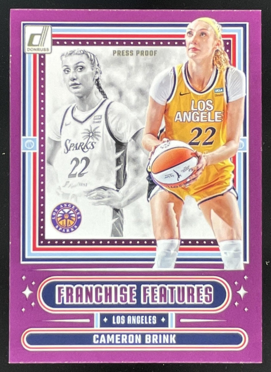 2025 Panini Donruss WNBA Franchise Features Press Proof Purple #2