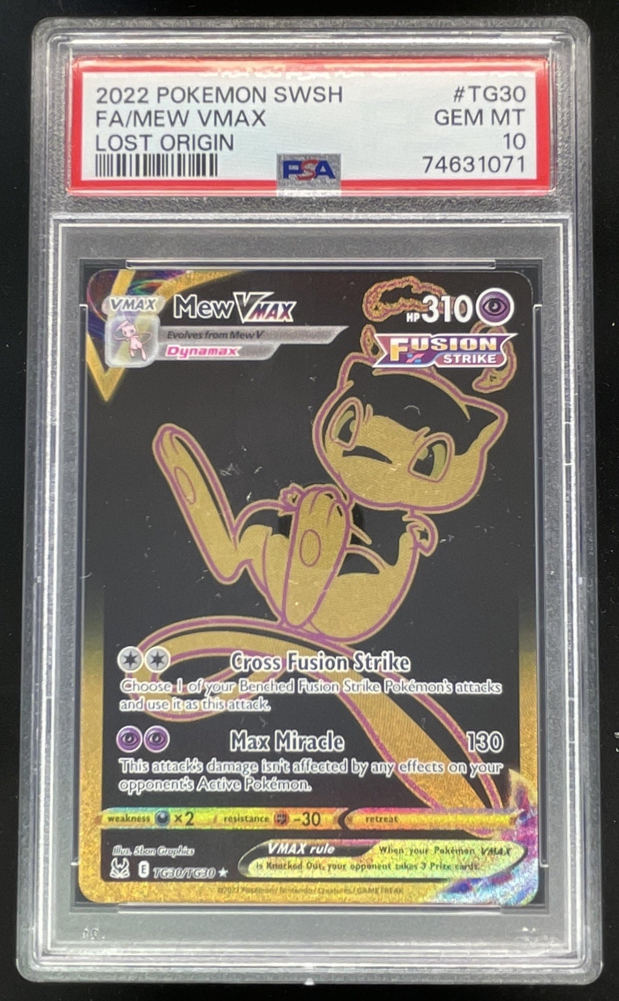 2022 Pokemon Sword Shield Lost Origin Trainer Gallery #TG30/TG30 Mew V –  Burbank Cards