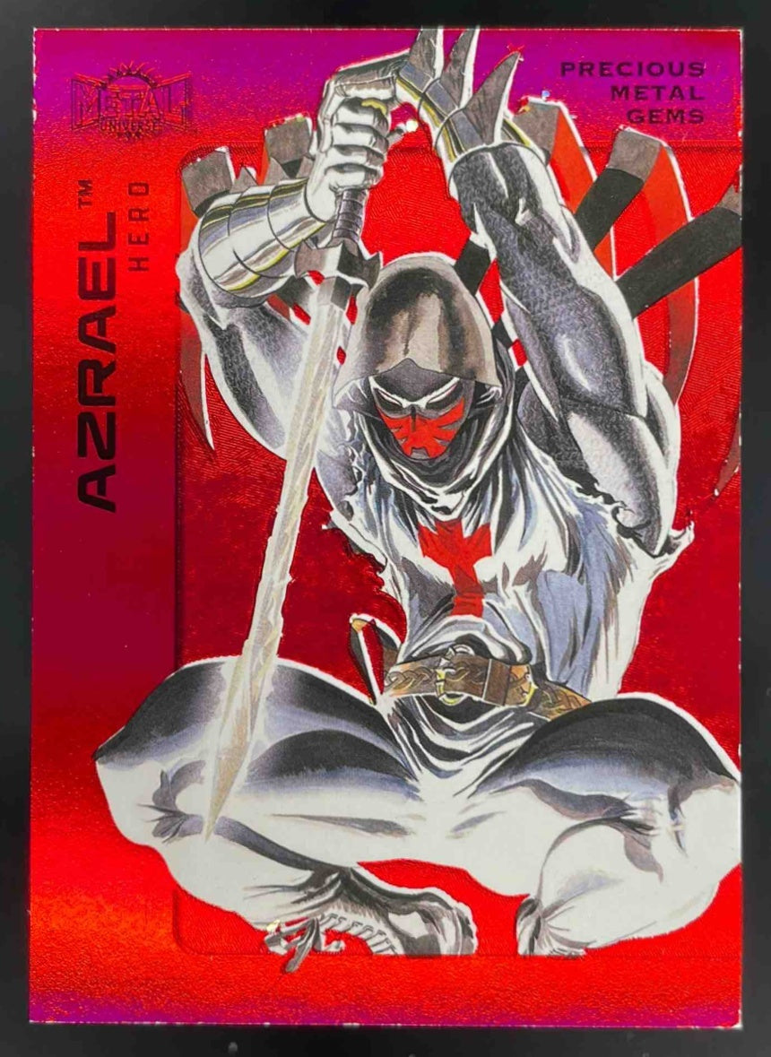 2025 Metal Universe Batman Precious Metal Gems Red Azrael Michael