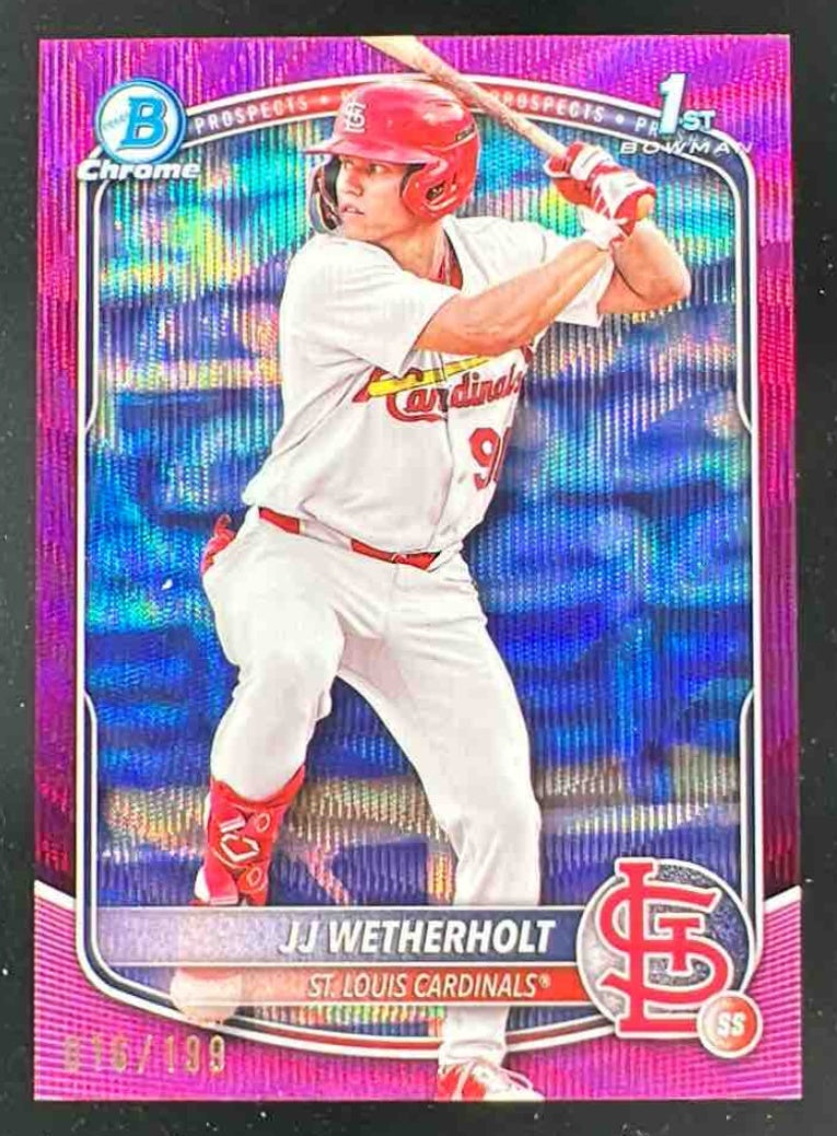 2025 Bowman Chrome Prospect Fuchsia Wave Refractor #BCP-22 JJ