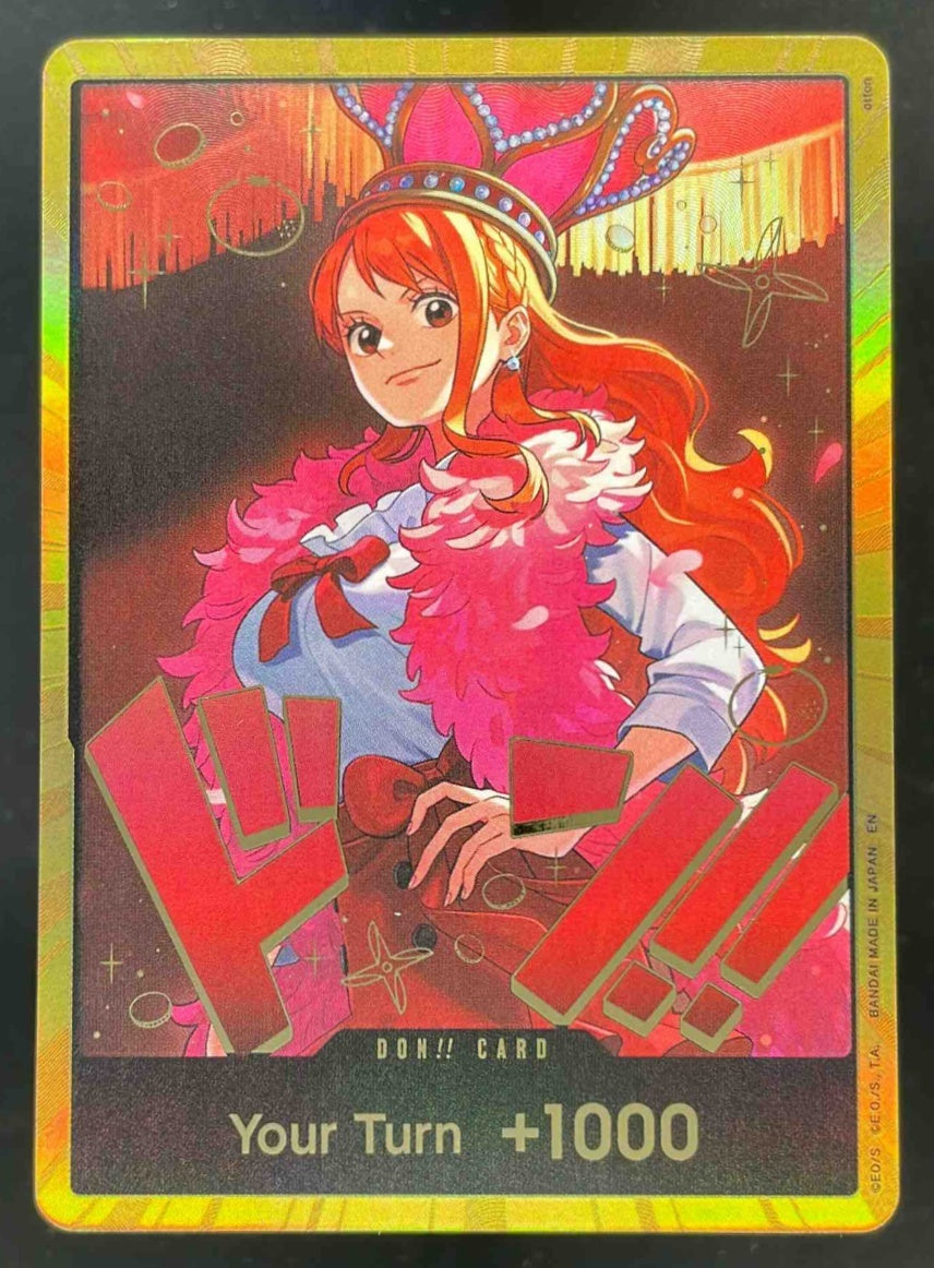 nami コールハーン バリー セット DON!! Card Nami Gold - Extra Booster: One Piece Heroines Edition