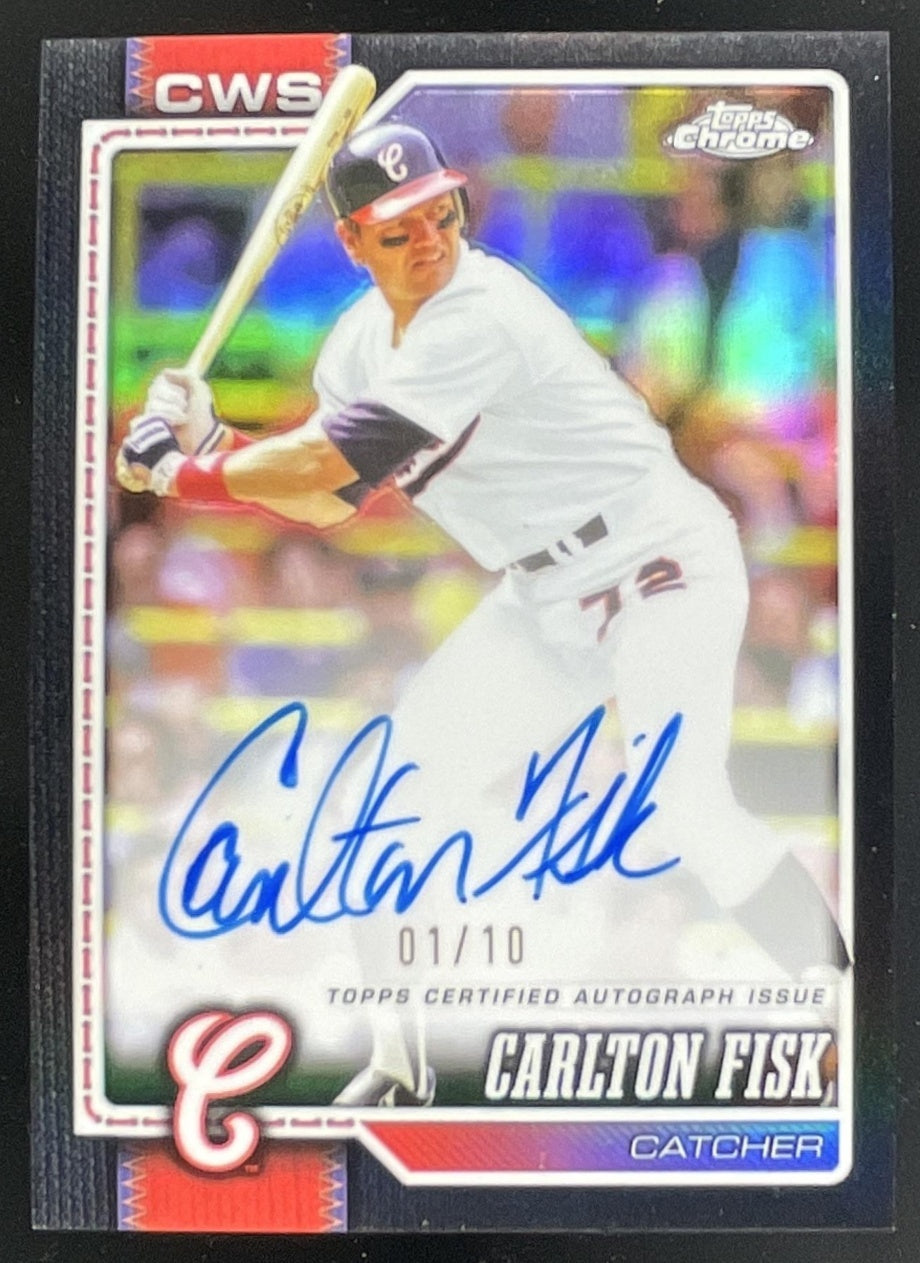 UnderWraps 直筆サインボール CARLTON FISK UnderWraps 直筆サイン