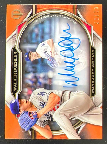 2021 Topps Tribute Engraved Greats Autographs Orange #WB Walker