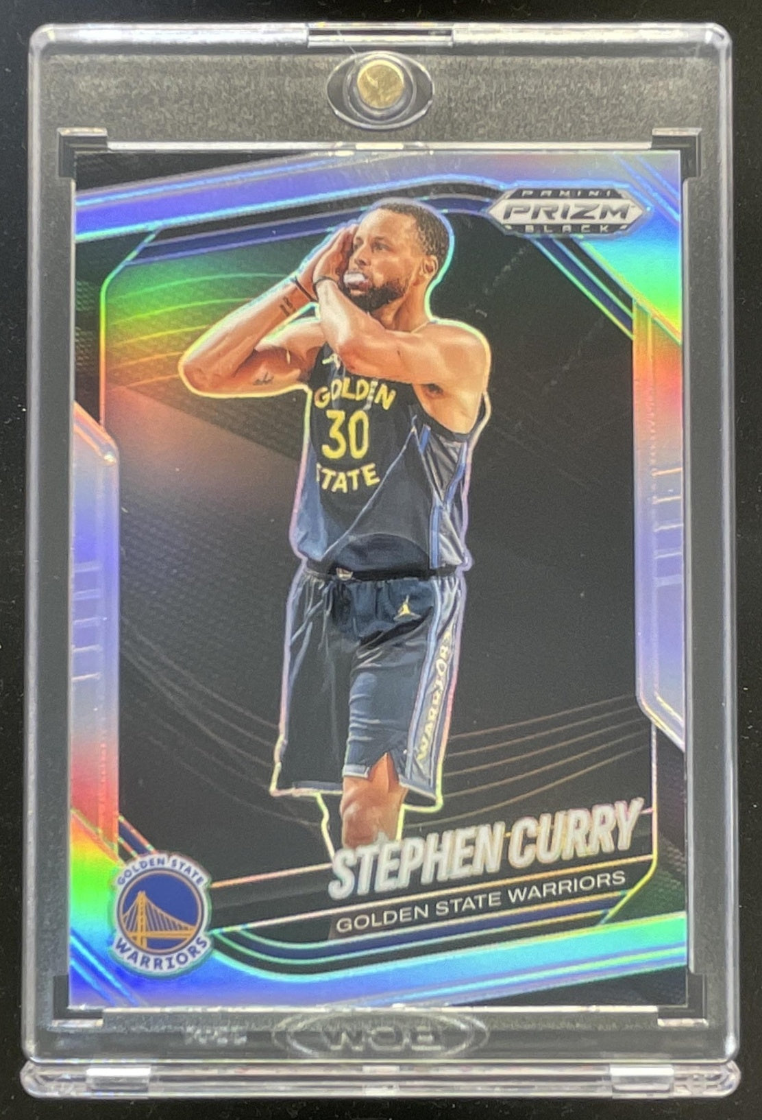 2024-25 Panini Prizm Black Silver Prizms #7 Stephen Curry