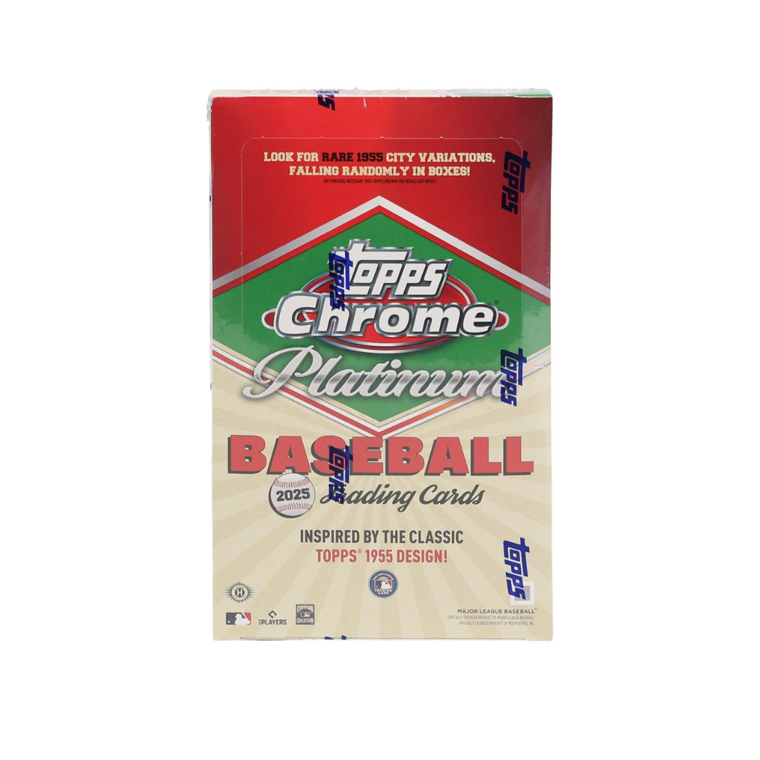 2025 Topps Chrome Platinum Anniversary Baseball Hobby Box – Burbank Cards